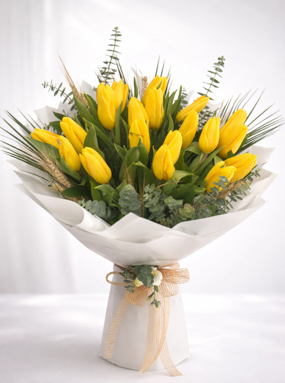 21’Li Sarı Lale Buketi