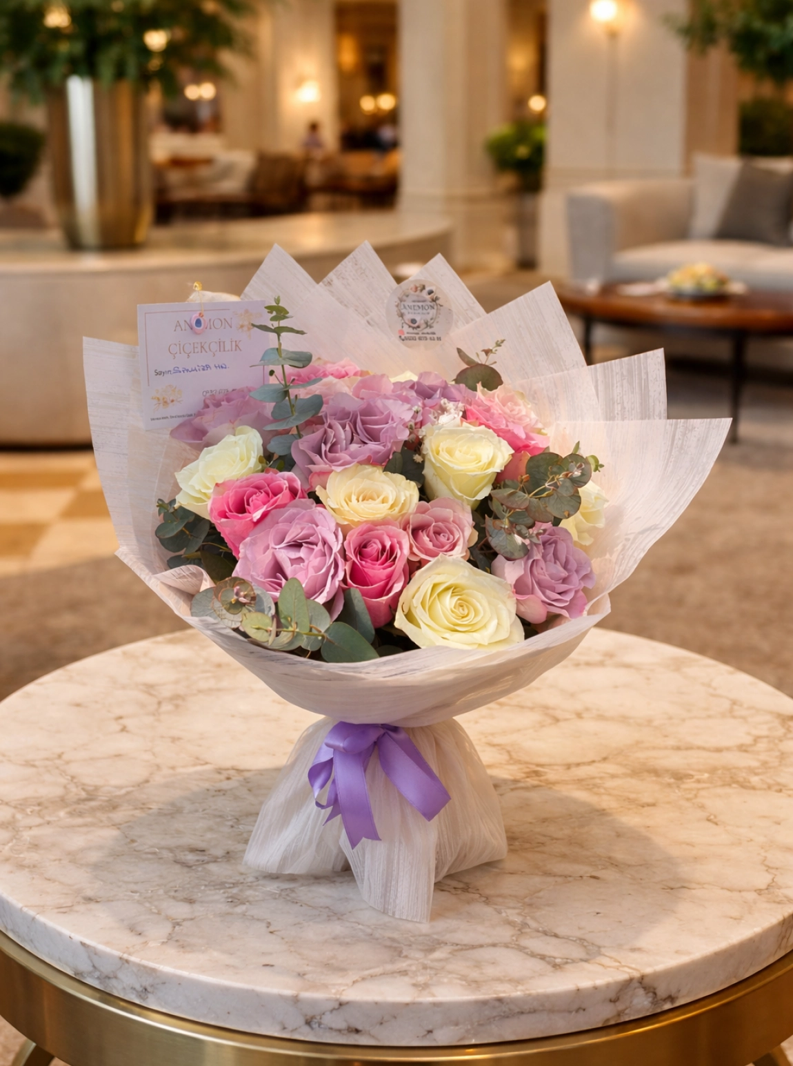 25’Li Karışık Gül Buketi