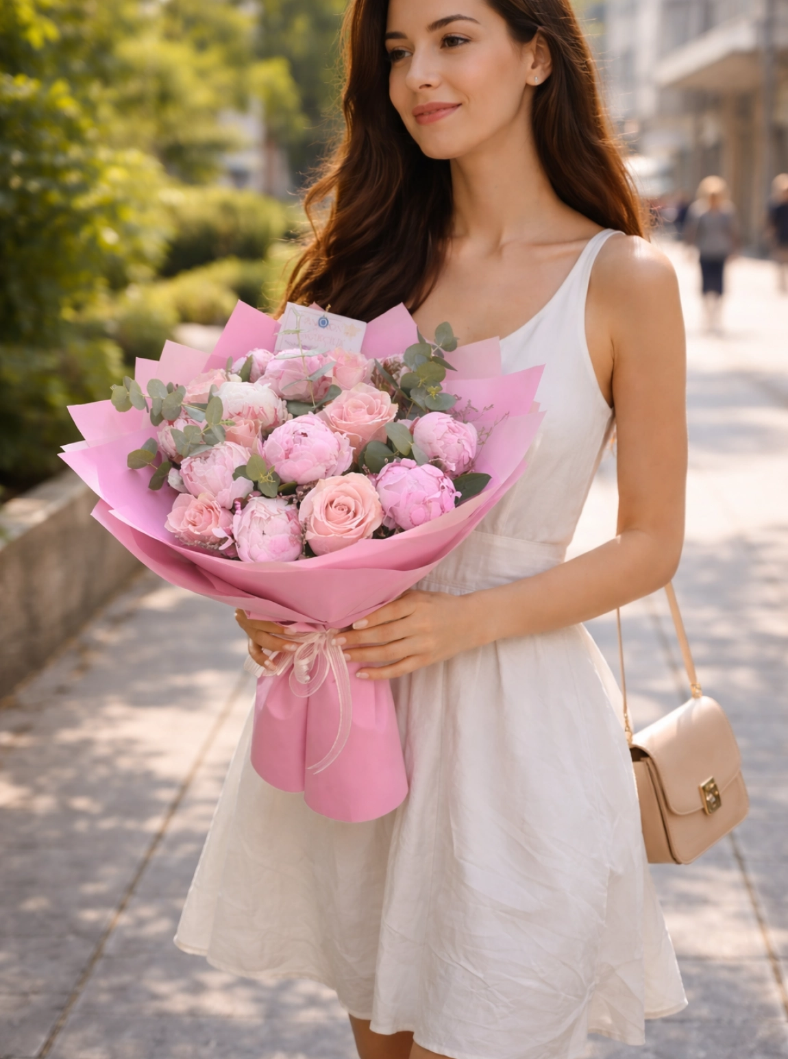 Şakayık&Gül Buketi