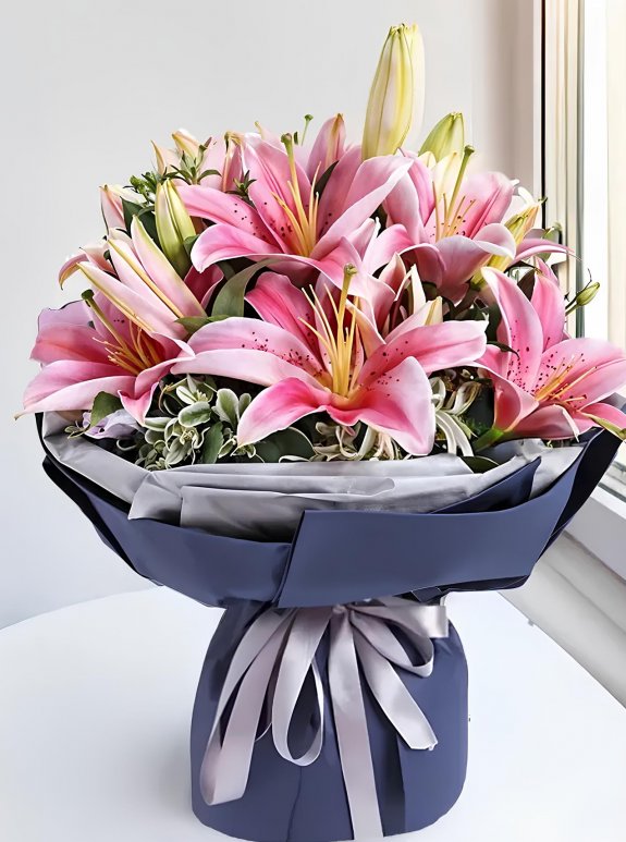 Premium Lilyum Buketleri